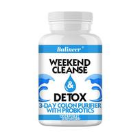 Balincer Weekend Cleanse Detox 3-Day Colon Purifier with Probiotics Dietary Supplement 120 Capsules 120 Capsules