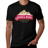 James Boags TShirt Lightweight Running Sports TShirt L black