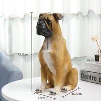 Dobermanas Čihuahua Šuo Statulėlė Imituoti Gyvūnai Ornamentai Stalo Dekoracija Kūrybinga Šuniuko Skulptūra Kambario Estetinis Dekoras