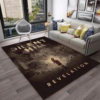 3D Silent Hill Siaubo Filmo Žaidimo Kilimas Kilimas Namams Svetainei Miegamajam Sofai Žaidimų Kambariui Durų Kilimėlis Dekoras, Plotinis Kilimas Neslystantis Grindų Kilimėlis 40cm x 60cm