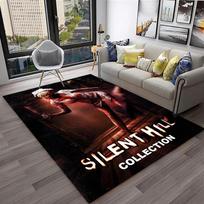 3D Silent Hill Siaubo Filmo Žaidimo Kilimas Kilimas Namams Svetainei Miegamajam Sofai Žaidimų Kambariui Durų Kilimėlis Dekoras, Plotinis Kilimas Neslystantis Grindų Kilimėlis 40cm x 60cm