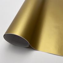 Gold Matte Vinyl Wrap Film for Car Motorcycle Waterproof DIY Sticker for Auto Hood and Exterior 50X152 CM