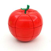 Yongjun Fruit 3X3X3  Apple Red/ Green Magic Cube Educational 3X3 Cube Toys For Children Brain Teaser Birthday Christmas Gifts