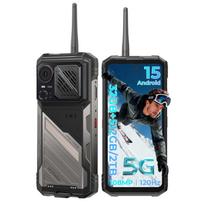 HOTWAV Hyper 8 Ultra 5G Lauko mobilusis telefonas, Android 15 32GB+512GB, 12000mAh, Racija+125 dB Super garsiakalbis, 108MP, Dual SIM/NFC/GPS 32GB+512GB