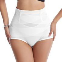 Shapewear for Women Waist Trainer Tummy Control Butt Lifter Panties Hi-Waist Short Stomach Body Shaper Cincher Girdle 3XL balta