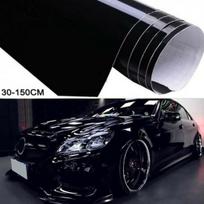 Glossy Black Vinyl Wrap Film Sticker Decal UV-resistant Waterproof 30*150CM Part white