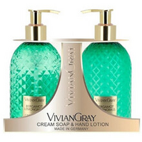 Muilų rinkinys Vivian Gray Bergamot & Lemongrass, 600 ml, 2 vnt.