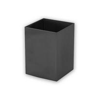 Metal Pencil Holders Pen Holders Square Brush Container Desktop Holders Office Pencil Cup Desk Accessories for Student 1 black