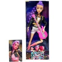 Derpys Tiger Rumi Mira Zoey Sussy Action Figure Toy with Colorful Lights for Fans Christmas Gift blue