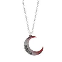 Moon Knight Crescent Dart Super Marc Spector Pendant Necklaces Halloween Cosplay Props Costume Jewelry Gifts white