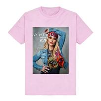 Vasaros Turas 2026 Nauja Gira Cantik De ANASTACIA NTK Klasikiniai Marškinėliai Grunge Boho Rock Stiliaus Grafiniai Marškinėliai Vibe 100% Medvilnė Unisex XXL rožinė