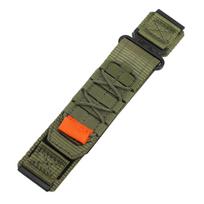 24mm Nylon Watch Strap Smart Watch Band Replacement Sport Watch Wristband for 9 Baro/ 9/7/D5i Army Green gray