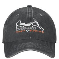 C-Can-Am Motorcycle Casual Baseball Cap Canadian Trucker Hat Hiking Fishing Hip Hop Hats Unisex-Teens Street Style Baseball Caps One Size gray