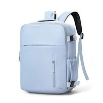 40x30x20cm Rankinis bagažas Kelioninis kuprinė Tinka visoms pigių skrydžių bendrovėms Didelė Dėvėjimui atspari bagažo krepšys Savaitgalio išvykai šviesiai mėlyna spalva