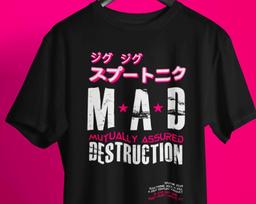 Sigue Sigue Sputnik Shirt | Japanese | Cyberpunk| Otaku | Vaporwave | New wave | 80s S white