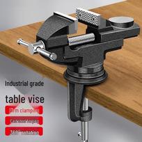 360° Rotating Heavy-Duty Bench Vise for Precision Woodworking Mini Vise [Non-Rotating] (Color Random)