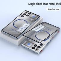 Red Magic 11s Pro+ Snap-on Phone Case with Metal Frame & Gaming Shoulder Button Protection Red Magic 10 Pro/Pro+ Zero Touch gray