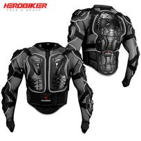 HEROBIKER Motociklininko striukė Vyriška Motociklininko šarvai Moto kūno šarvai Motokroso važiavimo striukė Lenktyninio motociklo kūno apsauga S-5XL M