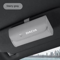Automobilio akinių dėklas, automobilio laikymo priemonė, saulės akinių laikiklis Dacia Duster Logan Sandero Lodgy Dokker Stepway Mcv 2 Solenza Largus balta