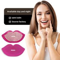 Hydrogel Mouth Tape for Sleeping, Lip Seal Tape for Mouth Breathing,  60 Count 41mm*81mm rožinė raudona spalva