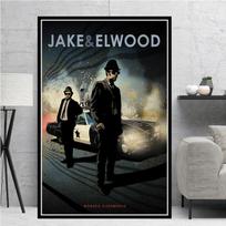 Plakatai ir spaudiniai Blade Runner Filmas Automobilių legendos Drobės Tapyba Sienų Paveikslėliai Svetainei Dekoratyvinis namų dekoras Obrazy 50cm×80cm NoFrame gray