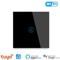 Tuya WiFi Išmanus Vandens Šildytuvo Jungiklis 20A/40A Didelės Galios Jutiklinis Sieninis Skydelis su Programėlės Nuotolinio Laikmačio ir Balso Valdymu Boileriui AC Alexa Google EU 20A juoda
