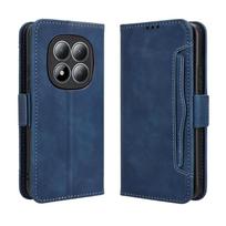 Atverčiami dėklai Xiaomi Redmi Note 15 Pro 4G, PU odos, visapusiška apsauga su [RFID blokavimu], piniginės dangtelis for Xiaomi Redmi Note 15 Pro 4G mėlyna
