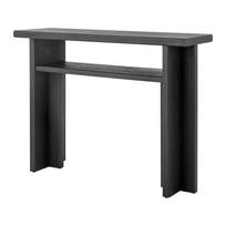 Juodos spalvos konsolinis staliukas 32x110 cm Cupa – Bloomingville