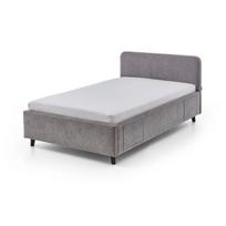 Pilkos spalvos vaikiška lova su sandėliavimo vieta su lovos grotelėmis 140x200 cm Cosy – Meise Möbel