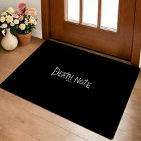 Hot Anime D-Death N-Note Floor Mat Cozy Flannel Soft Thick Non-Slip Mat For Living Room Bedroom Kitchen Decor Rugs 40x60cm brown