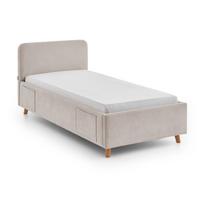 Smėlio spalvos vaikiška lova be grotelių 90x200 cm Cosy – Meise Möbel