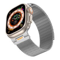 Milanese Loop Watch Strap for Apple watch Ultra 3 Band 49 46 44 45mm Bracelet iWatch Series11 10 9 8 7 6 5 4 Magnetic Wristbands 44 45 46 49mm sidabras