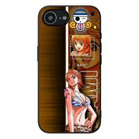 Roronoa Zoro One Luffy Pieces Nami Phone Cover for Apple iPhone 16 17 Air 14 15 Pro Max Plus 16+ 16E 14+ ProMax Protective Case iPhone 16 Plus brown
