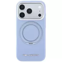 Karl Lagerfeld Ring Stand 360 Saffiano Classic Logo MagSafe case for iPhone 18 Pro Max / 17 Pro Max blue