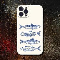 Fish Funny Sardines Phone Case For iPhone 16,15,14,13,12,11 Plus,Pro Max,XS,X,XR,SE,Mini,8,7,Soft Silicone Black Cover iPhone13PRO black