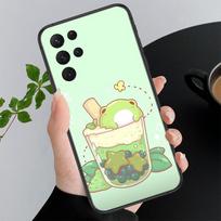 Frog Phone Case For Samsung Galaxy A15 A35 A55 A52 A53 A54 A33 A34 A25 A05S A16 A14 A05 A13 M15 M55 M35 A25 white