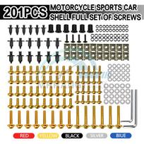 For Honda CB650R CB500R CBR300R CBR500R CBR600RR CBR900RR CBR1000RR CRF1000L CBR600 F2 F3 F4i F5 Fairing Bolts Kit Screws raudona