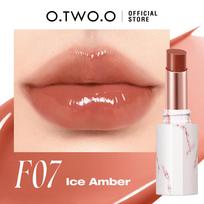 O.TWO.O Glossy Lipstick Lip Tint Mirror Ice-film 24h Moisturize Nourish Smooth Non-Sticky 3D Glossy Lip Glaze Lipstick Makeup Full Size