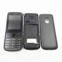 Nokia 225 4G 2020 pilnas korpuso dangtelis + angliškas klaviatūros keičiamasis dalis juoda