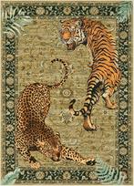 Kilimas Svetainei Kilimas Džiunglės Tigras Leopardas Namų Dekoras Didelis Plotas Miegamojo Grindų Kilimėlis Skalbiamas Mašinoje Kavos Staliukas Virtuvė 40x60cm brown