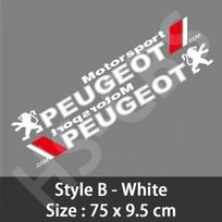 2 vnt. Automobilio logotipo vandeniui atsparūs kėbulo lipdukai Priekinio stiklo dekoratyviniai Peugeot 307 308 3008 206 308 207 406 407 408 Automobilio priedai gray