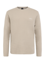 BOSS - Waffle Ls-Shirt - Pižamos palaidinė - Smėlio
