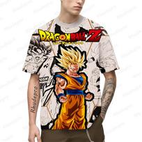 Japonijos anime Super Saiya marškinėliai Vyriški Y2k Goku trumpomis rankovėmis vaikiški vyriški 100-5XL 2024 m. marškinėliai Dideli madingi gatvės drabužiai 3XL black