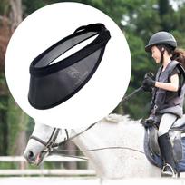 Adjustable Sun Visor for Equestrian Helmet Horse Riding And Outdoor Activities Black Mesh black