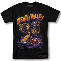 LSU Tigers Death Valley Shirt Skeleton Vintage Style Graphic Design T-Shirt Unisex T-Shirt L black