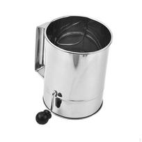 Flour, Hand-cranked Kitchen Supplies, Sugar Mixer with Hand Crank for Decorating Cakes, Tarts, Small black