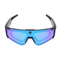 4K AI Išmanūs Dviratininko Akiniai 8MP HD Kamera Bluetooth Sportiniai Akiniai Su Balso Valdymu EIS Stabilizacija Slidinėjimui Type 1 blue