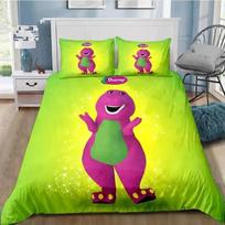 3D Spausdintas Barney Animacinių Filmukų Draugai Patalynės Komplektas Dvigulis Twin King Antklodės Užvalkalas Antklodė Pagalvės Užvalkalas Berniukai Mergaitės Suaugusiųjų Miegamasis 140x200cm