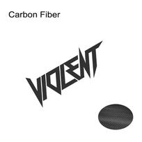 VIOLENT Car Stickers Vinyl Film Front And Rear Windshield Truck Body Sunscreen Decals Drifting Auto Motorcycle Decor Accessories 40x16cm black