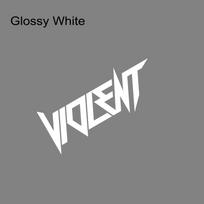 VIOLENT Car Stickers Vinyl Film Front And Rear Windshield Truck Body Sunscreen Decals Drifting Auto Motorcycle Decor Accessories 20x8cm